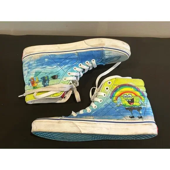 VANS SpongeBob SquarePants x Sk8-Hi 38 DX Imagination size 9 - Picture 2 of 7